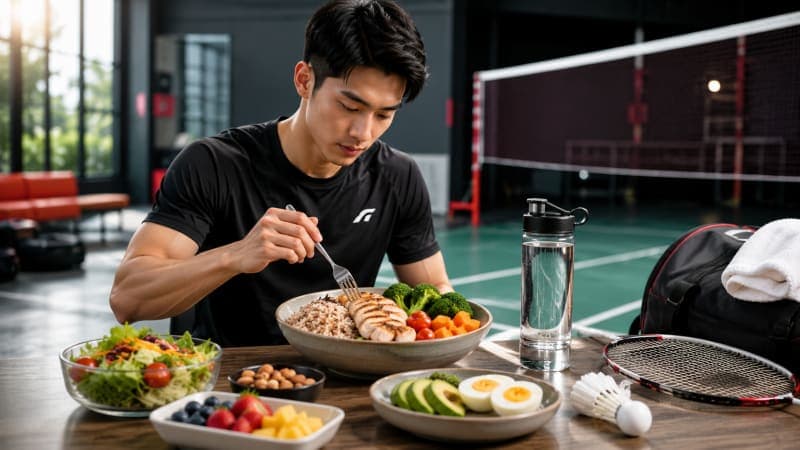 Dinh dưỡng thể thao là gì? Những nguyên tắc người chơi cầu lông nên biết